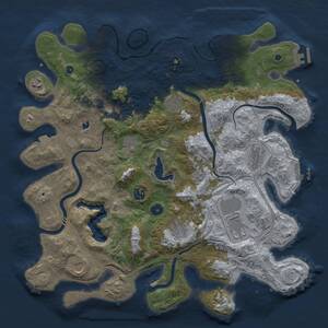 Thumbnail Rust Map: Procedural Map, Size: 4250, Seed: 28359874, 15 Monuments