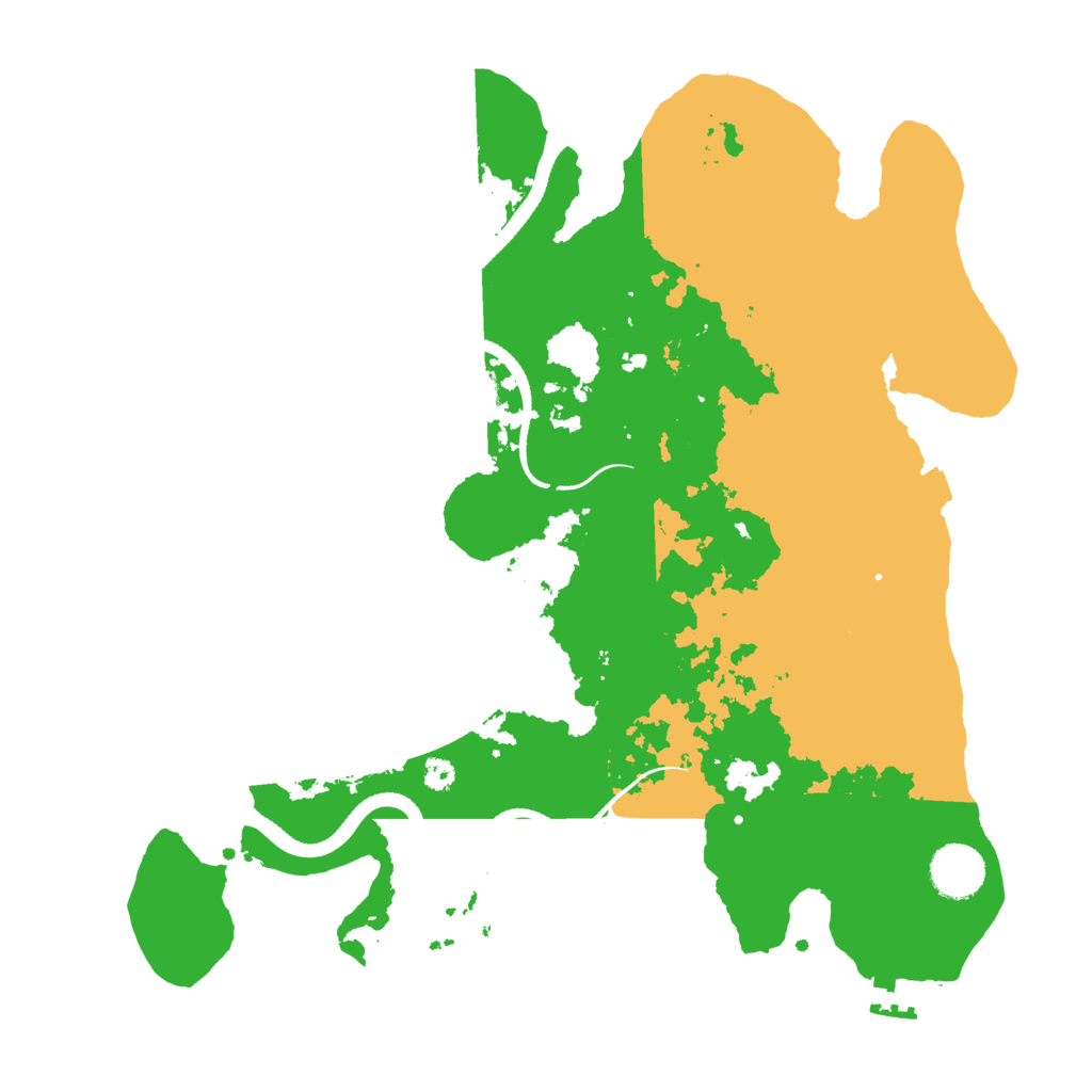 Biome Rust Map: Procedural Map, Size: 3500, Seed: 23718720
