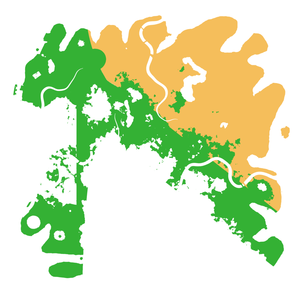 Biome Rust Map: Procedural Map, Size: 4300, Seed: 937565312