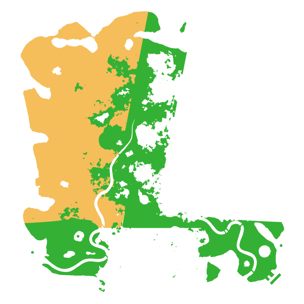 Biome Rust Map: Procedural Map, Size: 4500, Seed: 78538959