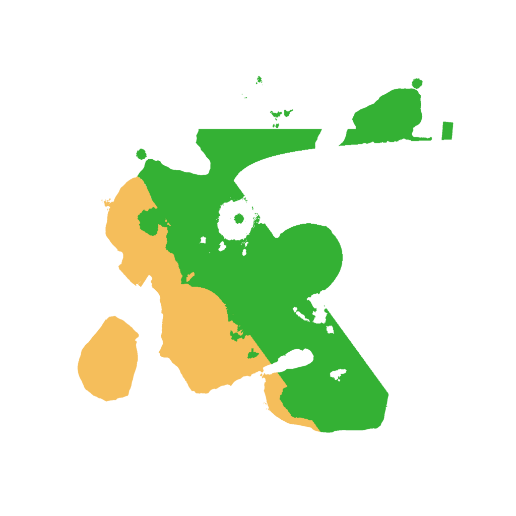 Biome Rust Map: Procedural Map, Size: 2000, Seed: 222554951