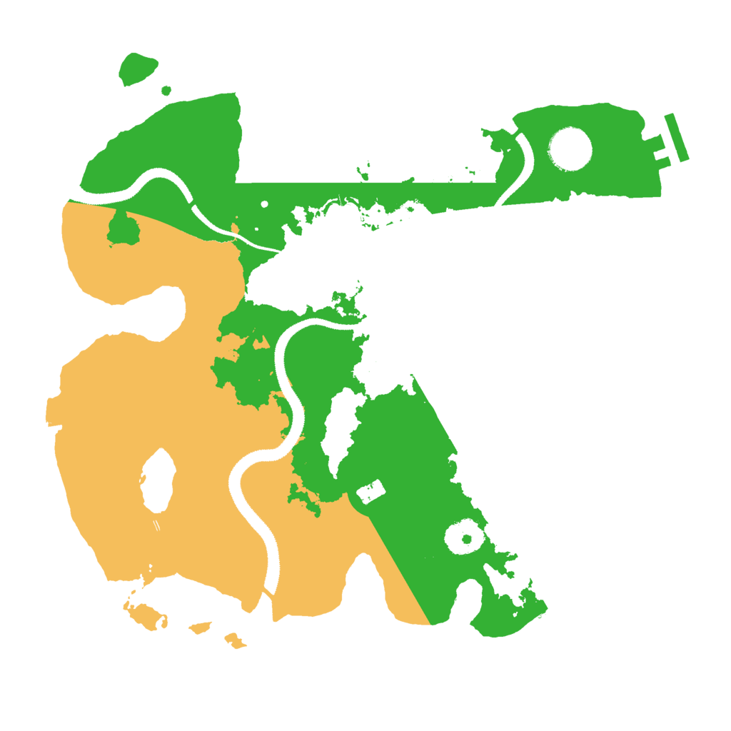 Biome Rust Map: Procedural Map, Size: 3000, Seed: 382986729