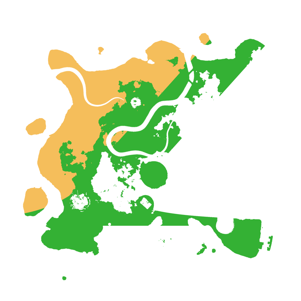 Biome Rust Map: Procedural Map, Size: 3000, Seed: 59771814