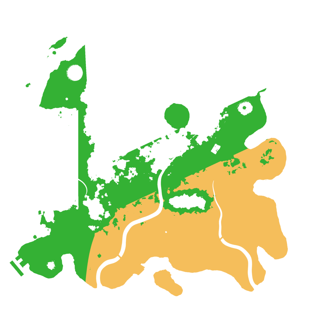 Biome Rust Map: Procedural Map, Size: 3500, Seed: 565724237