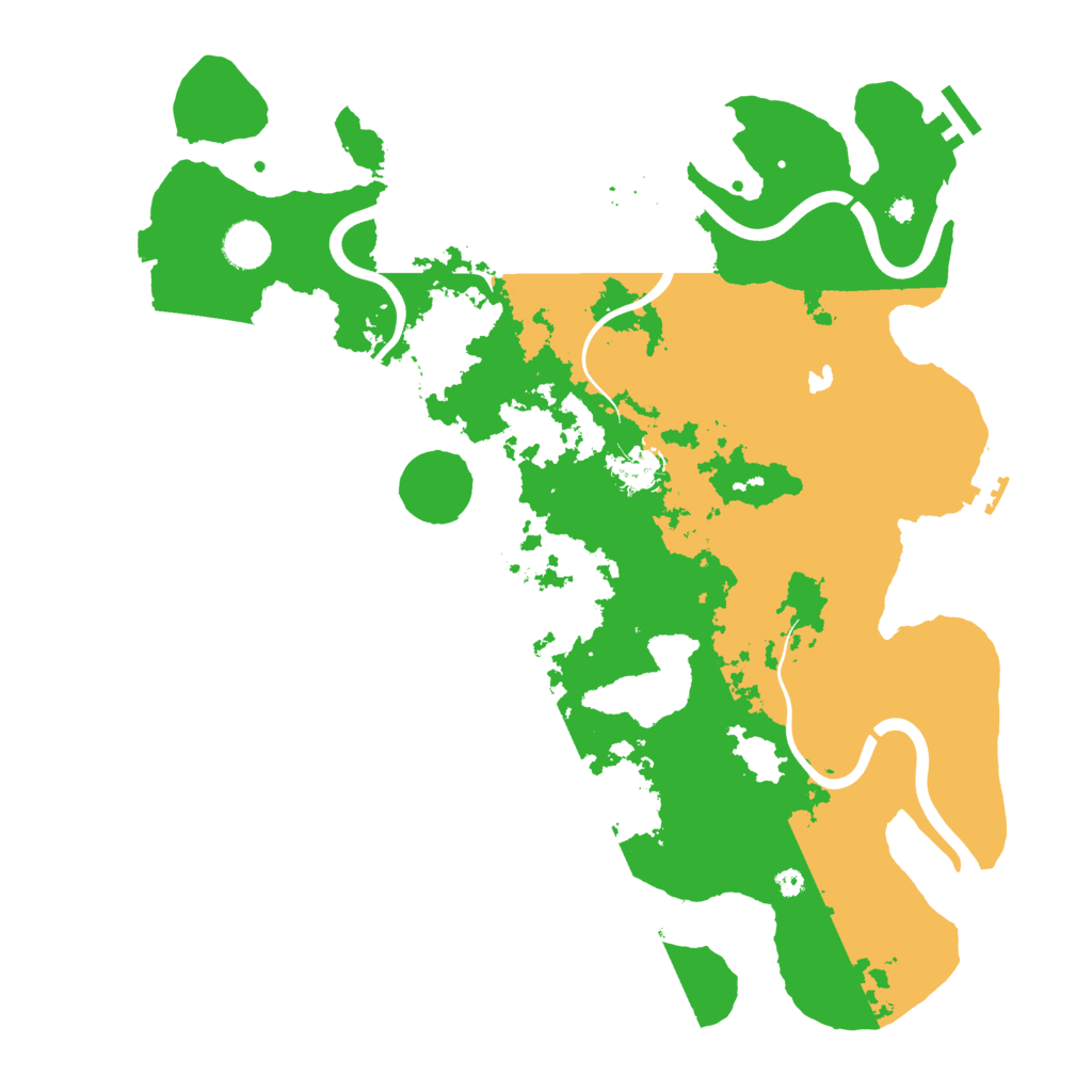 Biome Rust Map: Procedural Map, Size: 4000, Seed: 650489544