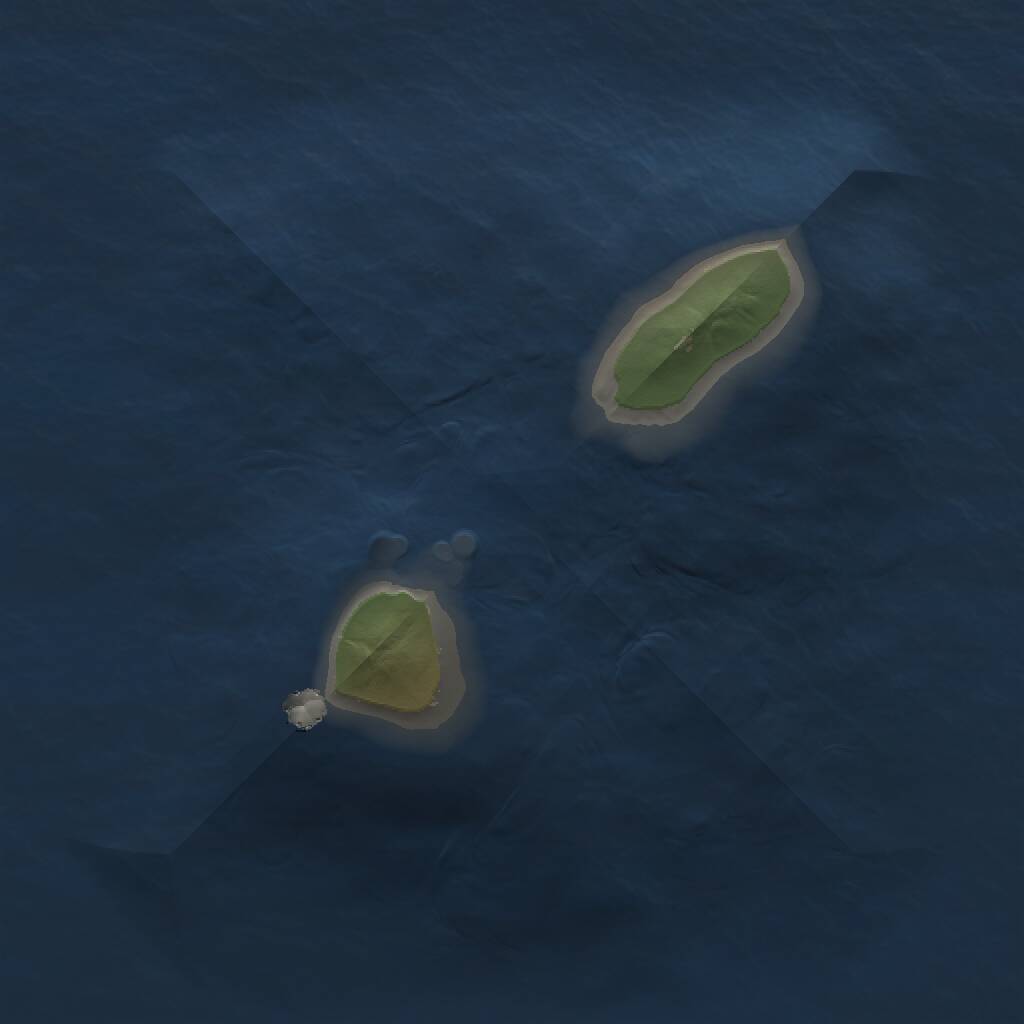 Rust Map: Procedural Map, Size: 1000, Seed: 1884873278, 1 Monuments