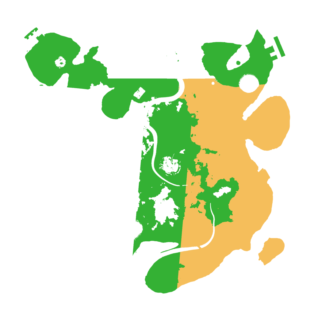 Biome Rust Map: Procedural Map, Size: 3000, Seed: 1948337299
