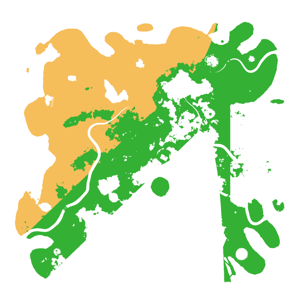 Biome Rust Map: Procedural Map, Size: 4500, Seed: 233248750