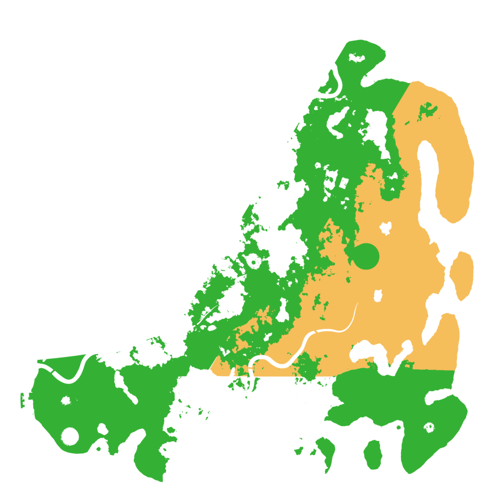 Biome Rust Map: Procedural Map, Size: 5000, Seed: 975634