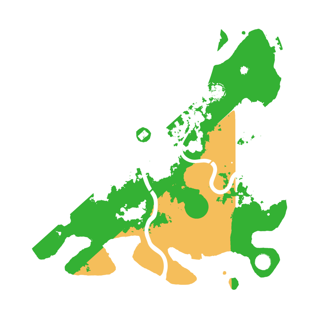 Biome Rust Map: Procedural Map, Size: 3500, Seed: 843706371