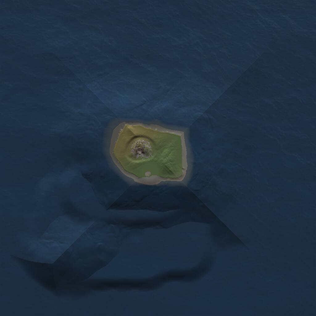 Rust Map: Procedural Map, Size: 1000, Seed: 1084854454, 1 Monuments