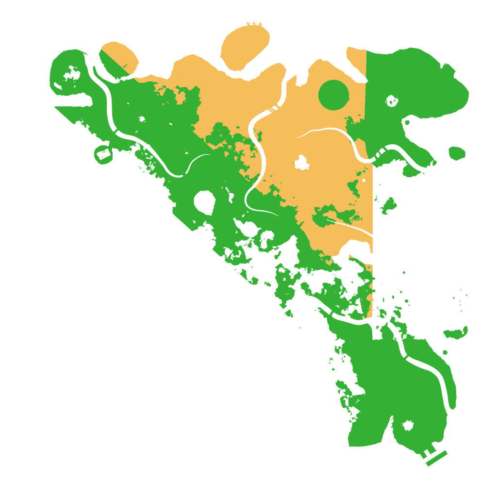Biome Rust Map: Procedural Map, Size: 4300, Seed: 1480607585