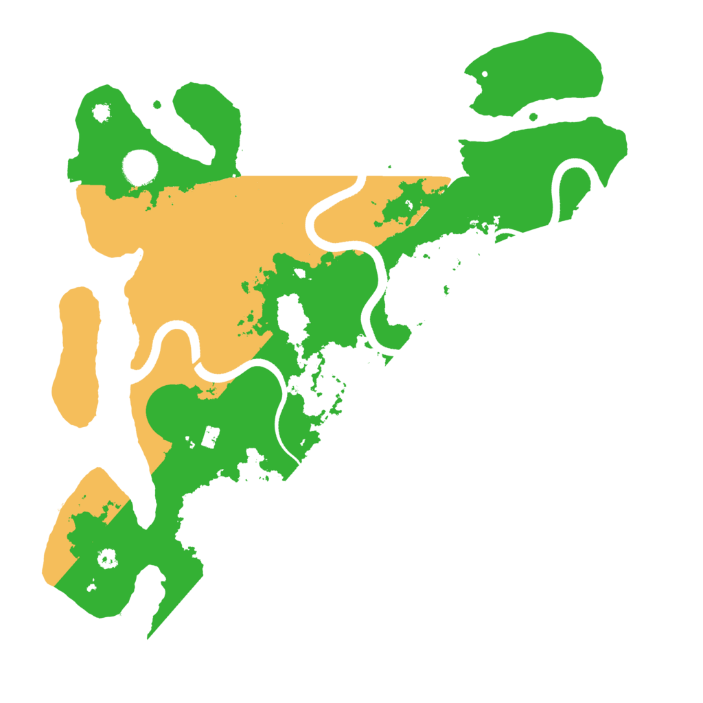 Biome Rust Map: Procedural Map, Size: 3500, Seed: 1742241747