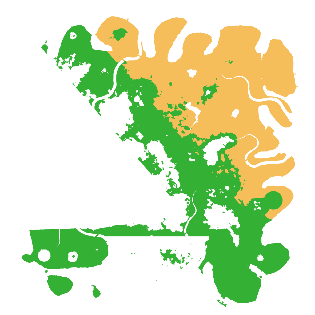 Biome Rust Map: Procedural Map, Size: 4500, Seed: 2145194208