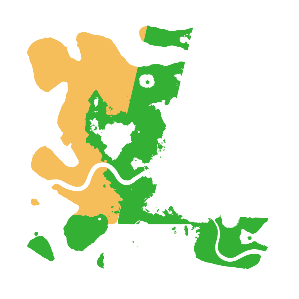 Biome Rust Map: Procedural Map, Size: 3100, Seed: 386378307