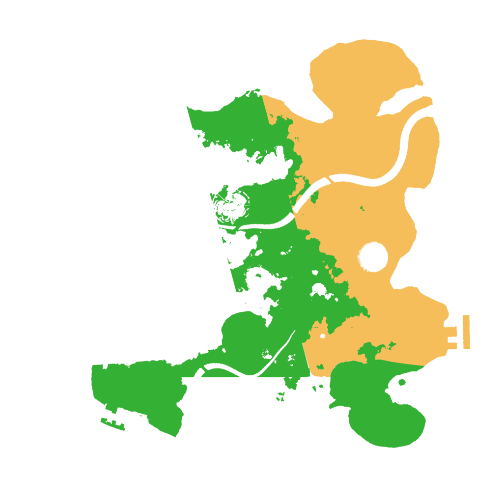 Biome Rust Map: Procedural Map, Size: 3000, Seed: 26999