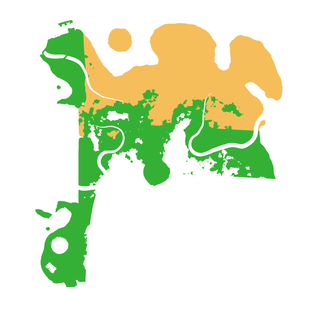 Biome Rust Map: Procedural Map, Size: 3300, Seed: 44444