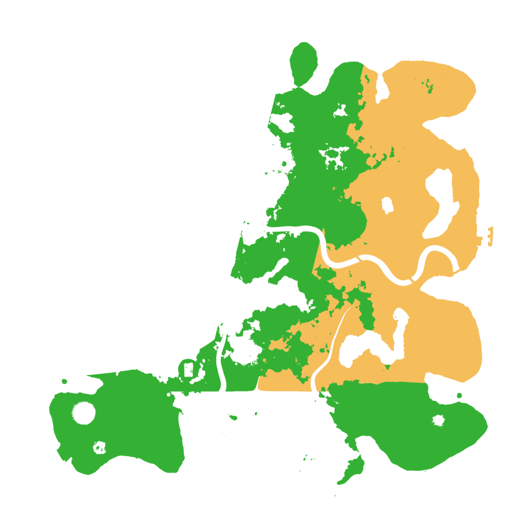 Biome Rust Map: Procedural Map, Size: 4000, Seed: 640791381