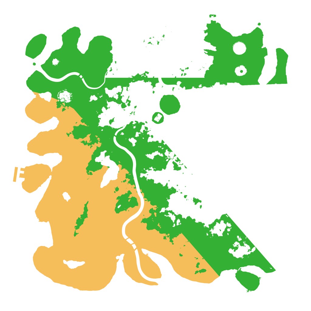 Biome Rust Map: Procedural Map, Size: 4250, Seed: 1162108782