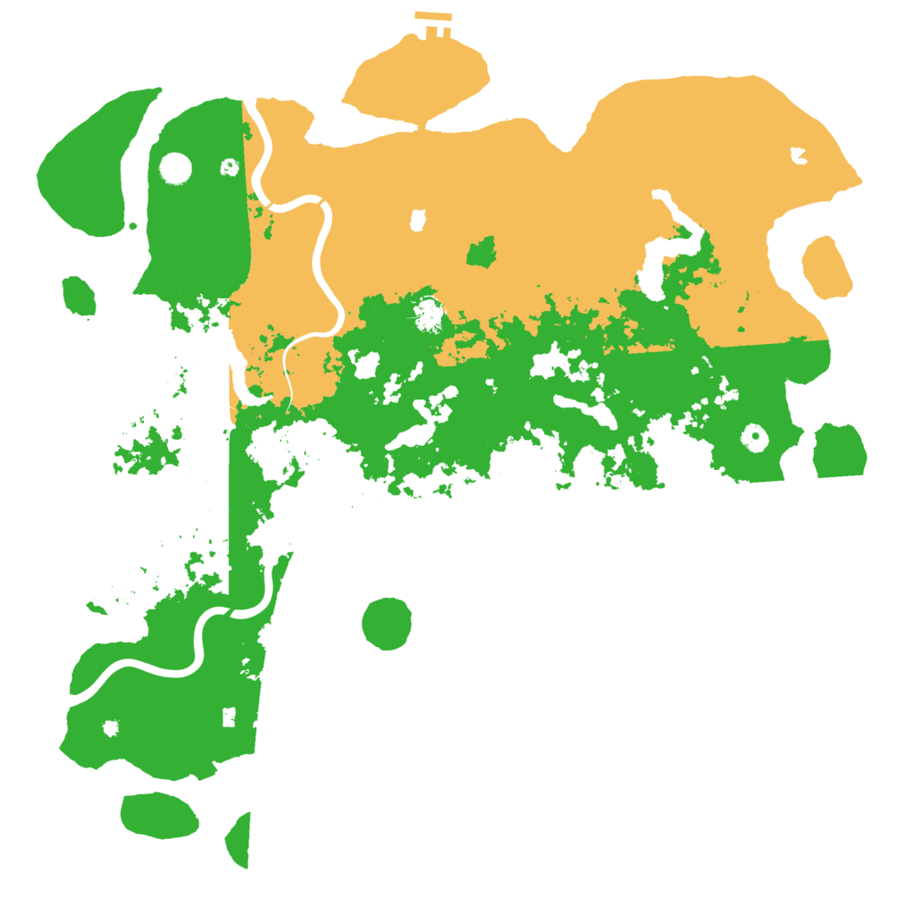 Biome Rust Map: Procedural Map, Size: 5000, Seed: 631864344