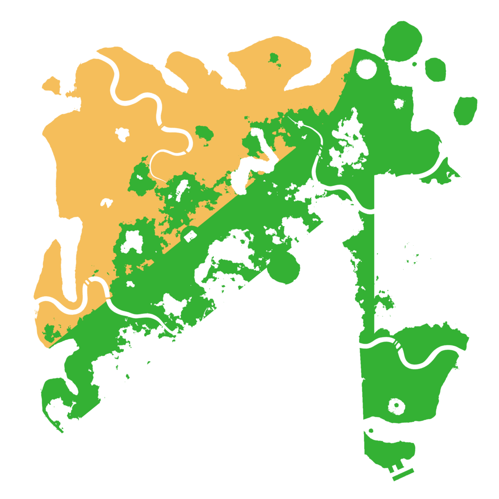 Biome Rust Map: Procedural Map, Size: 4500, Seed: 999020294