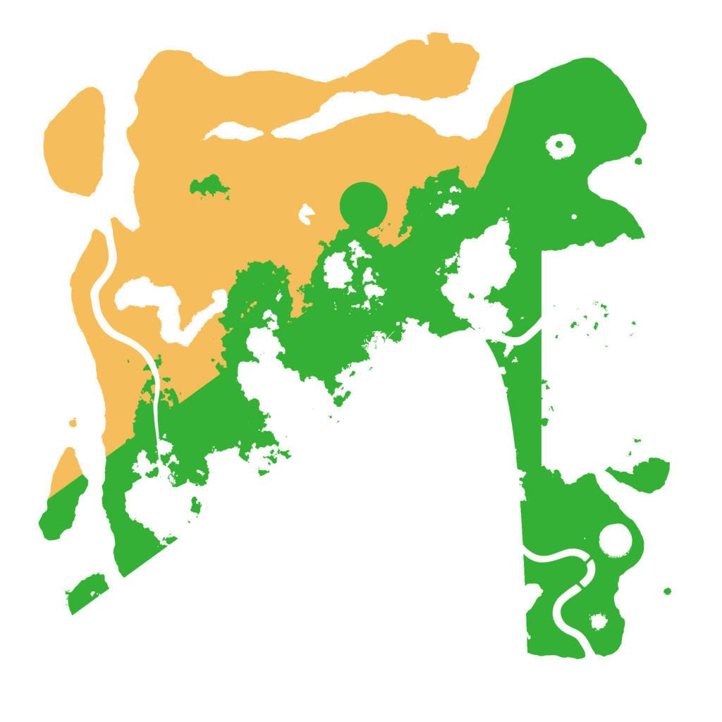 Biome Rust Map: Procedural Map, Size: 4000, Seed: 55021