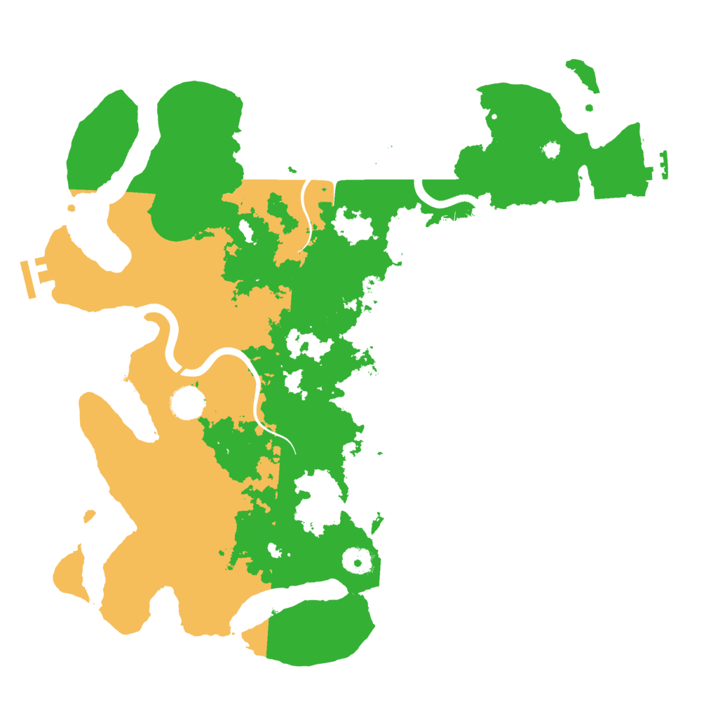 Biome Rust Map: Procedural Map, Size: 3800, Seed: 836736