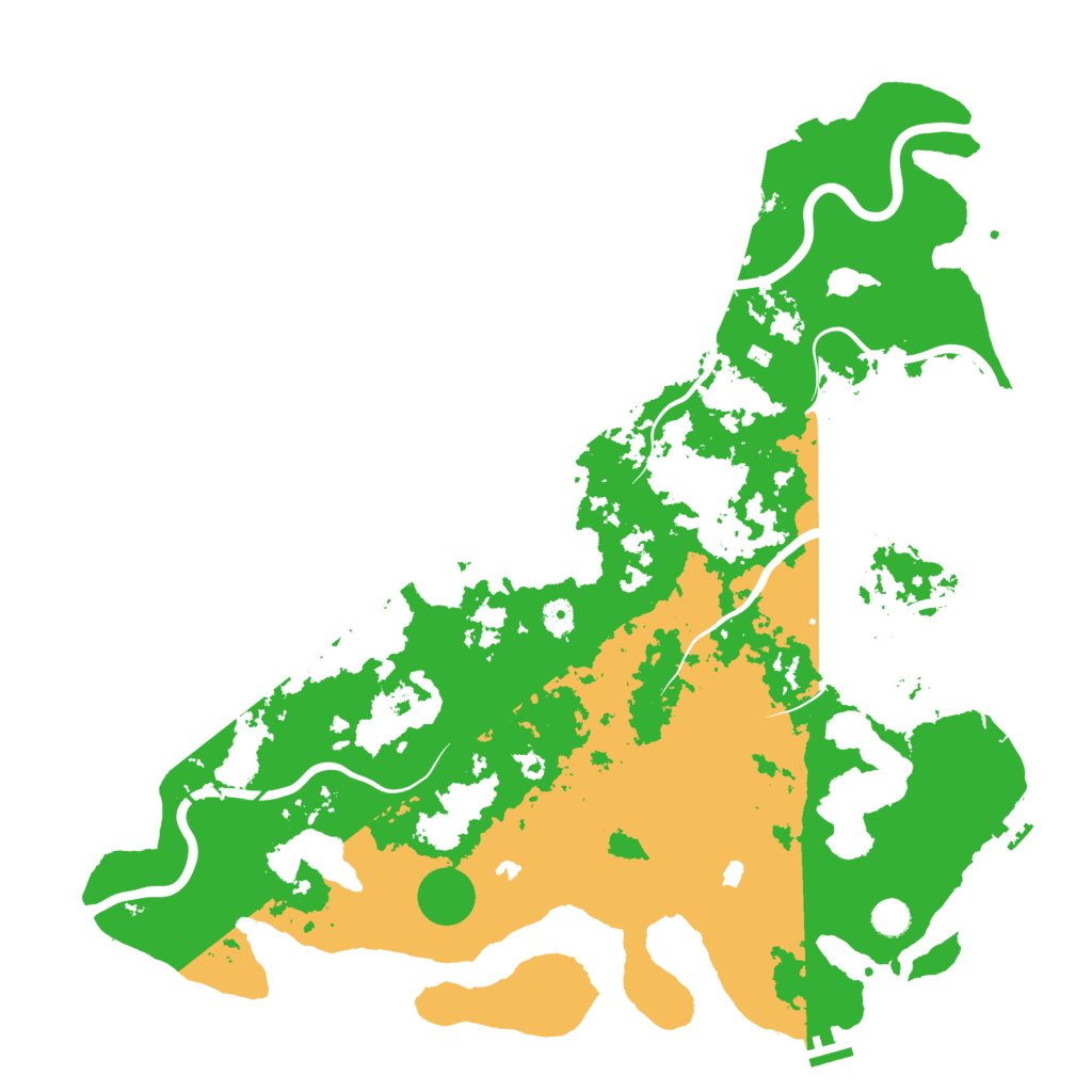 Biome Rust Map: Procedural Map, Size: 5000, Seed: 913228590