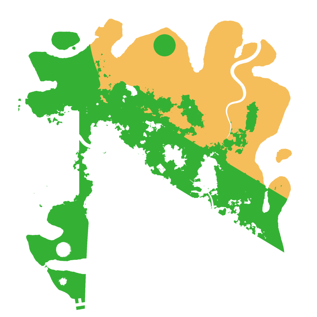 Biome Rust Map: Procedural Map, Size: 3800, Seed: 1342317785
