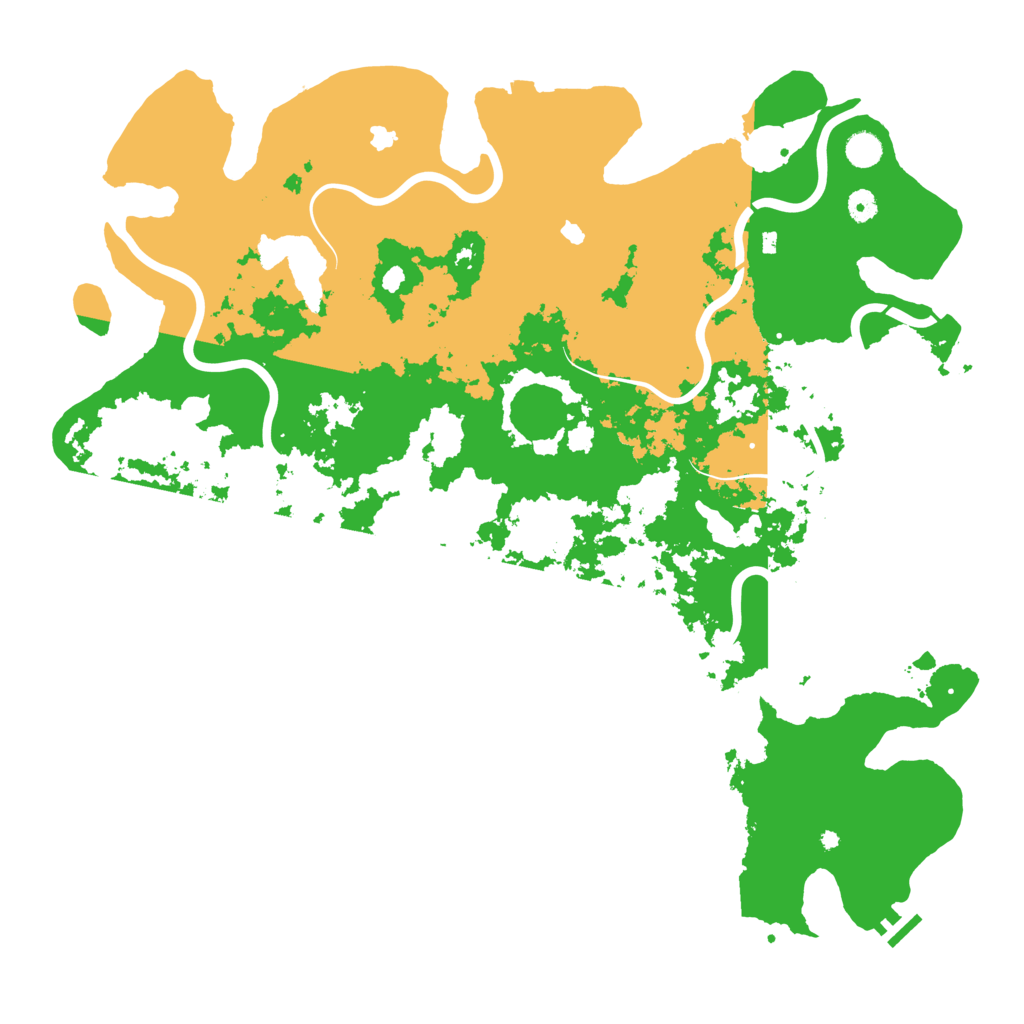 Biome Rust Map: Procedural Map, Size: 5000, Seed: 355333697