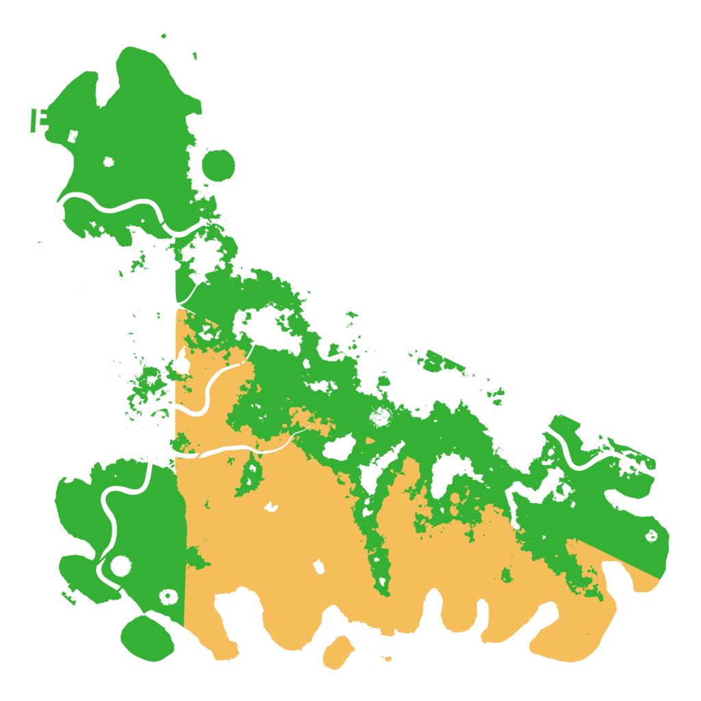 Biome Rust Map: Procedural Map, Size: 6000, Seed: 1654070350