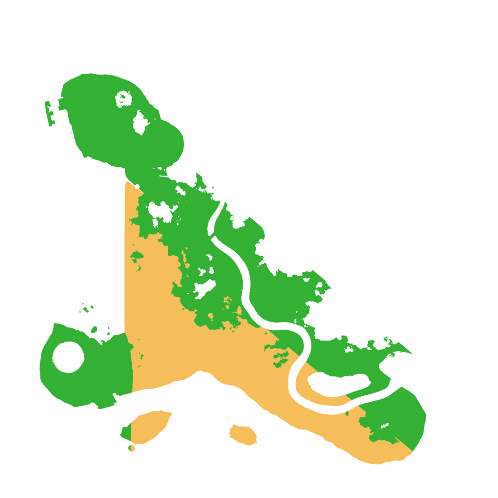 Biome Rust Map: Procedural Map, Size: 3000, Seed: 14368294