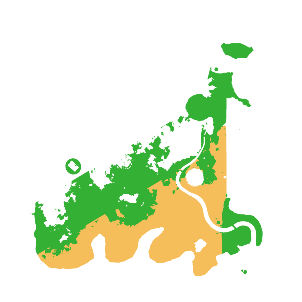 Biome Rust Map: Procedural Map, Size: 3200, Seed: 420420