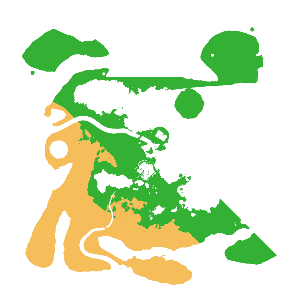Biome Rust Map: Procedural Map, Size: 3000, Seed: 410300014