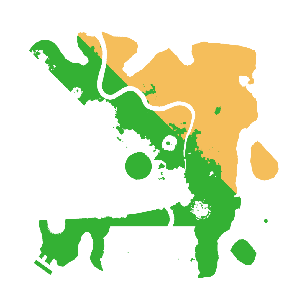 Biome Rust Map: Procedural Map, Size: 3000, Seed: 372124167