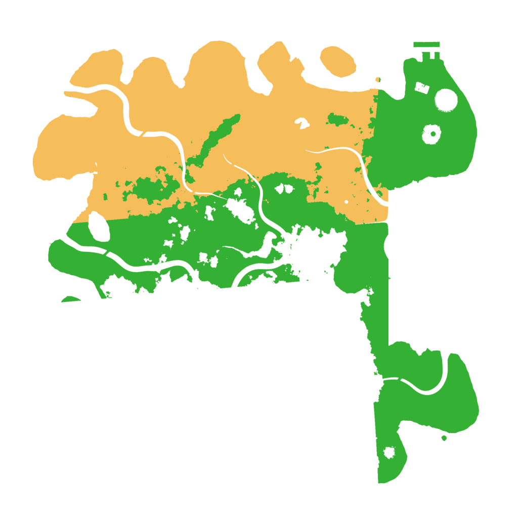 Biome Rust Map: Procedural Map, Size: 4000, Seed: 24672485