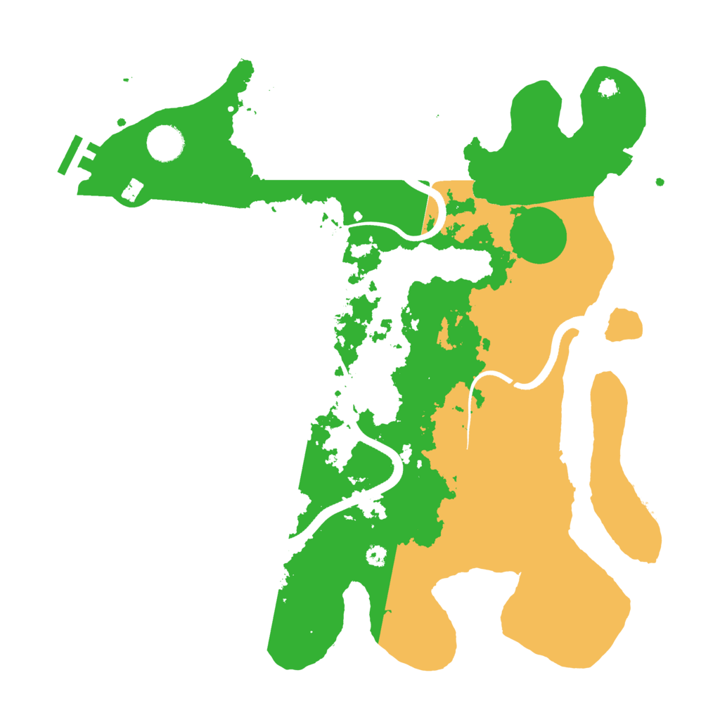 Biome Rust Map: Procedural Map, Size: 3500, Seed: 1082416614