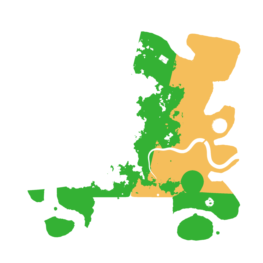 Biome Rust Map: Procedural Map, Size: 3100, Seed: 710710