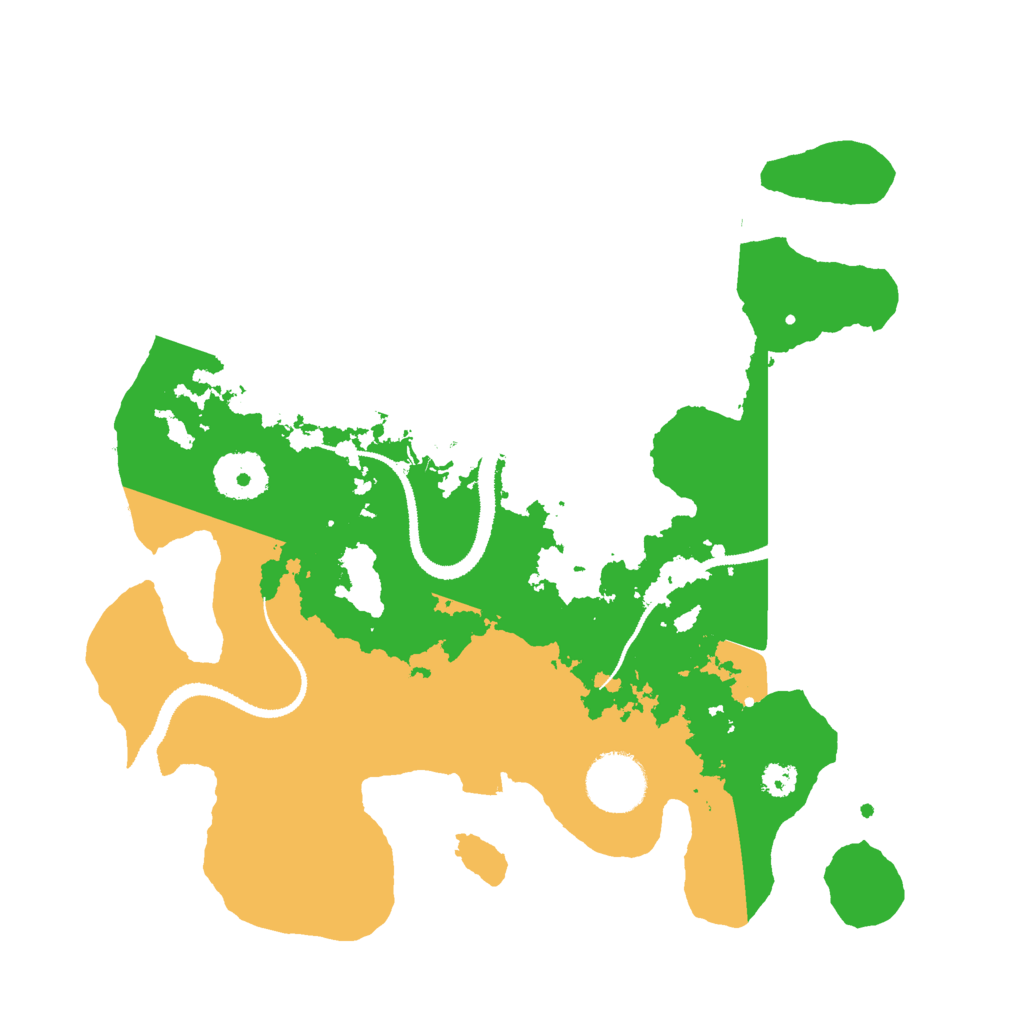 Biome Rust Map: Procedural Map, Size: 3000, Seed: 3257419