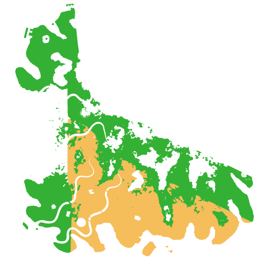 Biome Rust Map: Procedural Map, Size: 5250, Seed: 1654070350