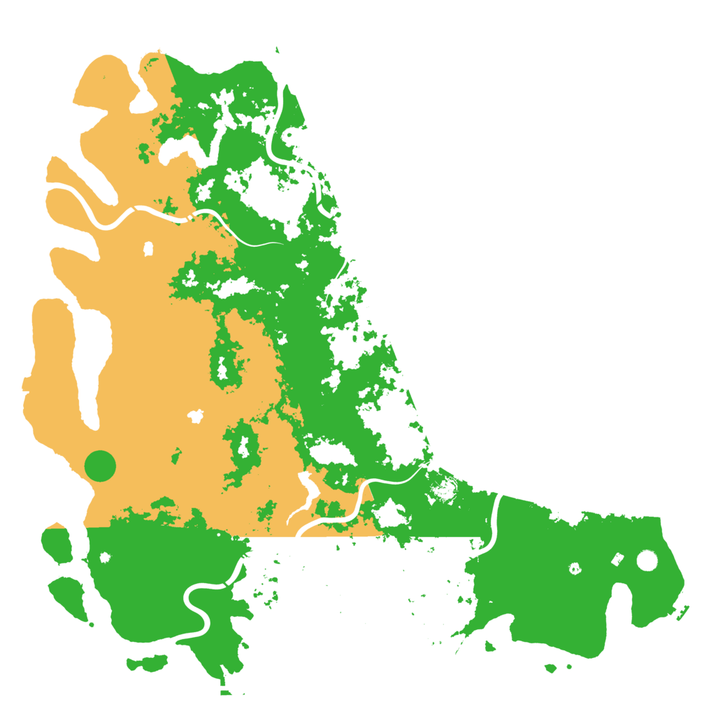Biome Rust Map: Procedural Map, Size: 6000, Seed: 1606573882