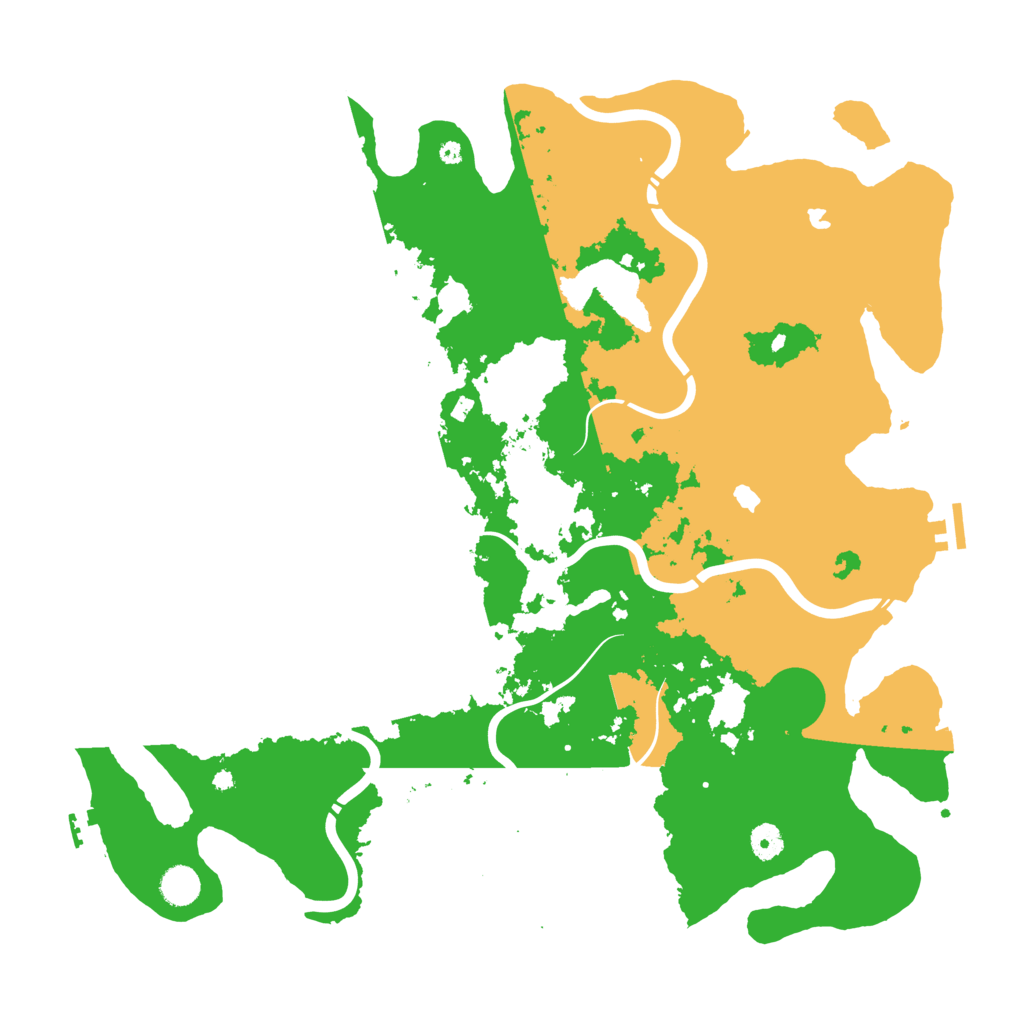 Biome Rust Map: Procedural Map, Size: 4500, Seed: 1380179416