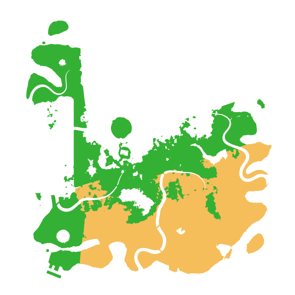 Biome Rust Map: Procedural Map, Size: 4000, Seed: 156185213