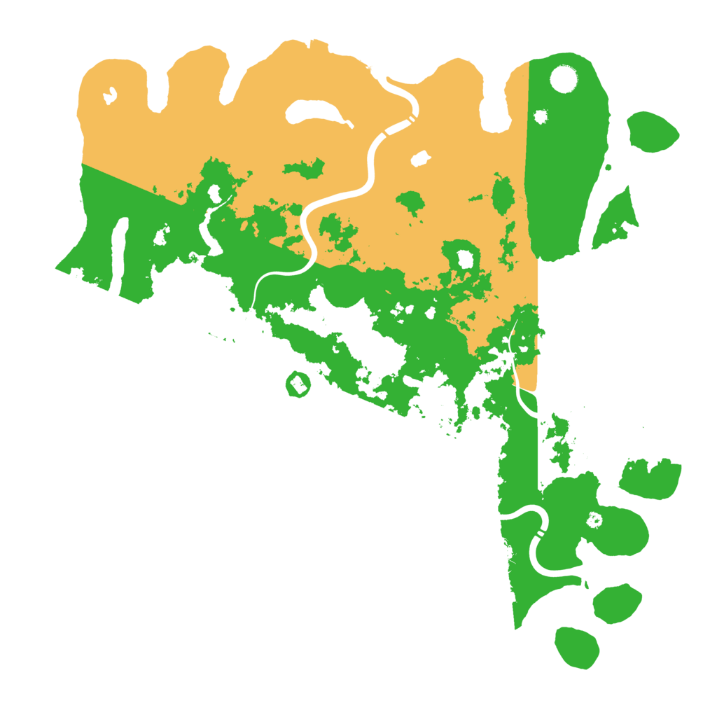 Biome Rust Map: Procedural Map, Size: 4600, Seed: 813194966