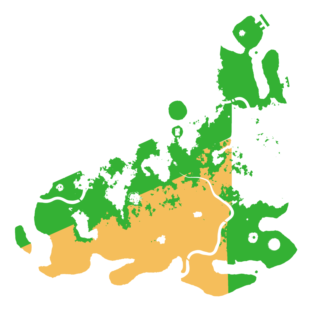 Biome Rust Map: Procedural Map, Size: 4500, Seed: 37835