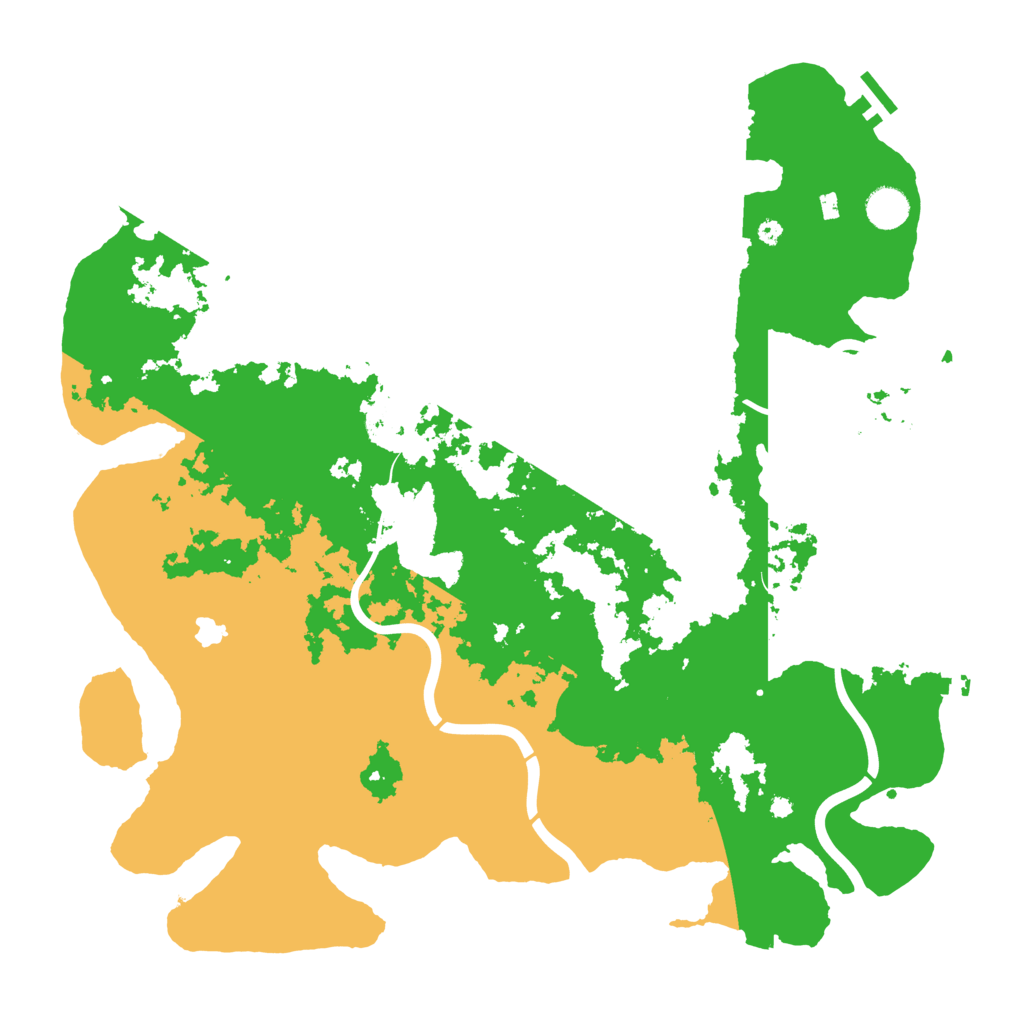 Biome Rust Map: Procedural Map, Size: 4250, Seed: 349979100