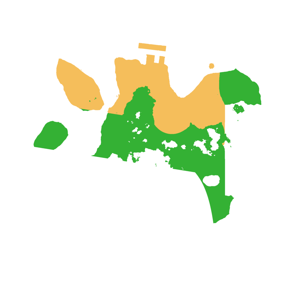 Biome Rust Map: Procedural Map, Size: 2200, Seed: 6294