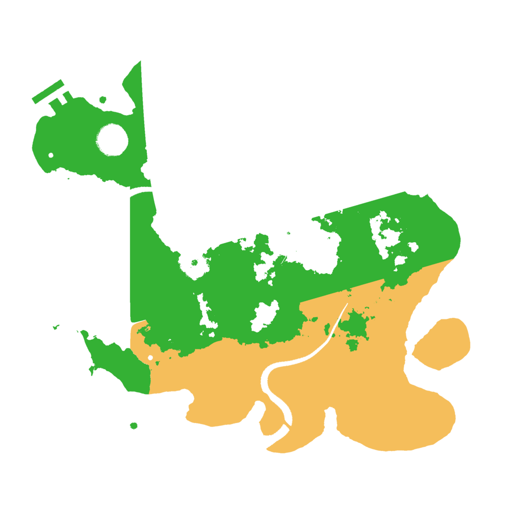 Biome Rust Map: Procedural Map, Size: 3000, Seed: 42512