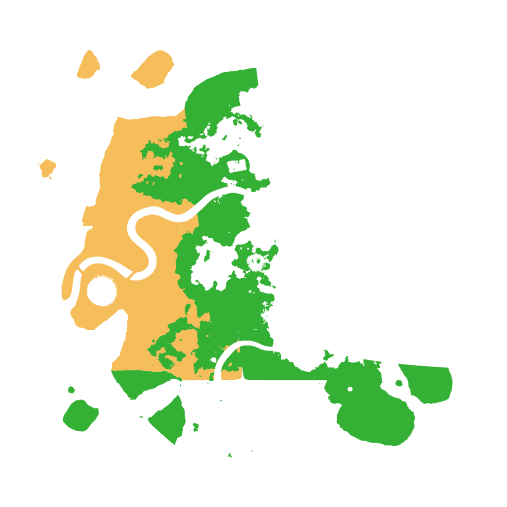 Biome Rust Map: Procedural Map, Size: 3000, Seed: 12212003