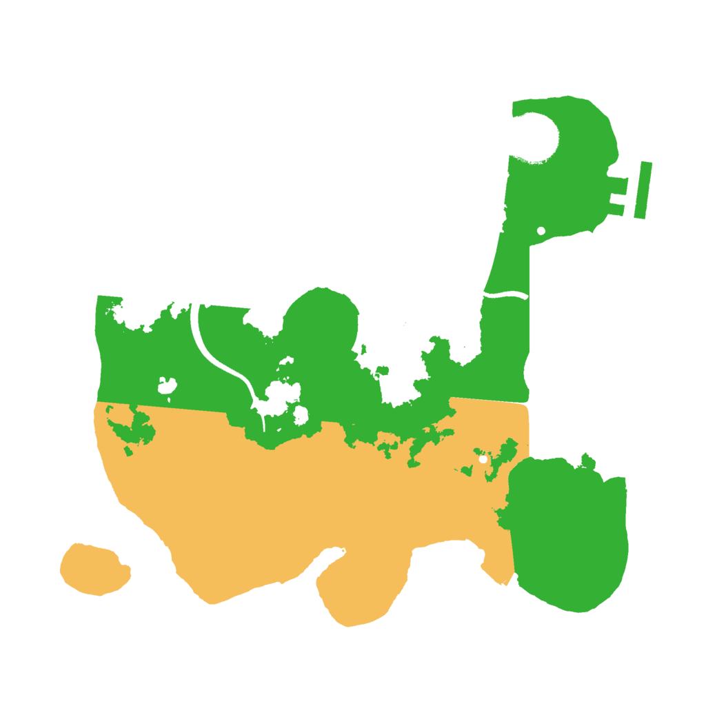 Biome Rust Map: Procedural Map, Size: 2500, Seed: 2073525905